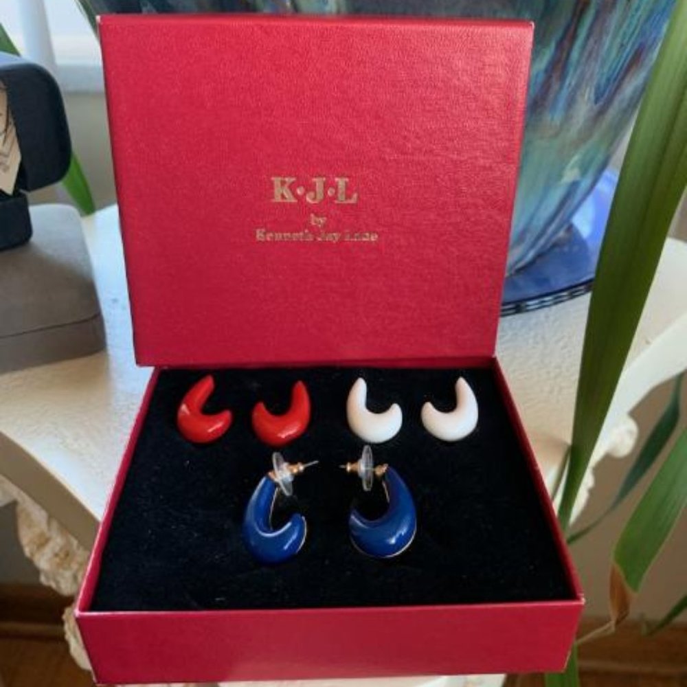 Kenneth Jay Lane Magnetic Earrings